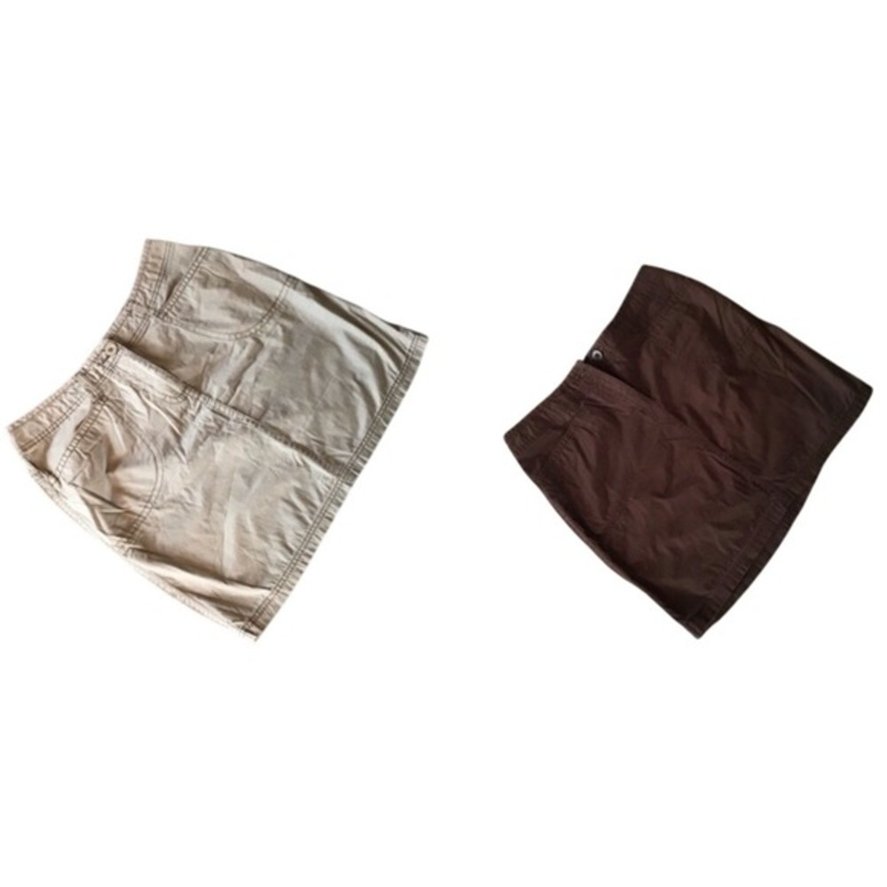 Two‎ Vintage Faded Glory Cargo Style Skirts